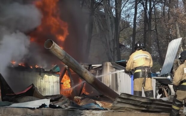 Пожар. Фото: скриншот Youtube-видео