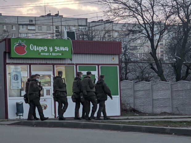 Военные в Харькове. Фото: twitter.com/h_kharkov
