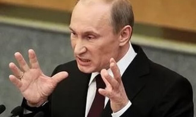Владимир Путин злится, фото: youtube.com