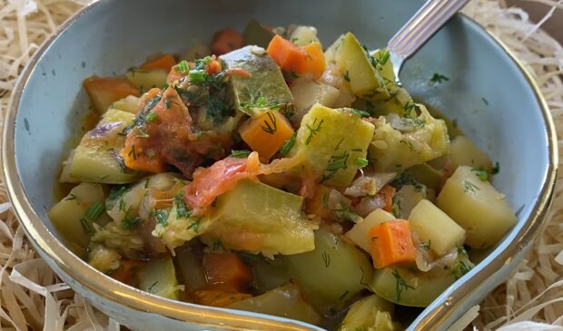 Тушеные кабачки с мясом и картошкой – простой рецепт с фото