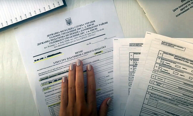 Налоговая декларация. Фото: скриншот YouTube-видео.