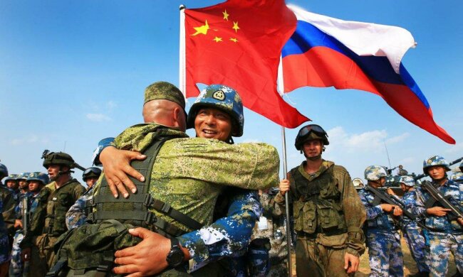 Китайские и российские военные