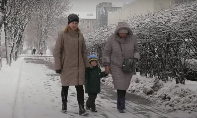 Где в Украине на Новый год выпадет снег. Карта