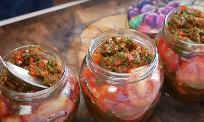 Мариновані помідори по-болгарськи на зиму