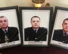 Прощание с полицейскими, фото: Национальная полиция Украины