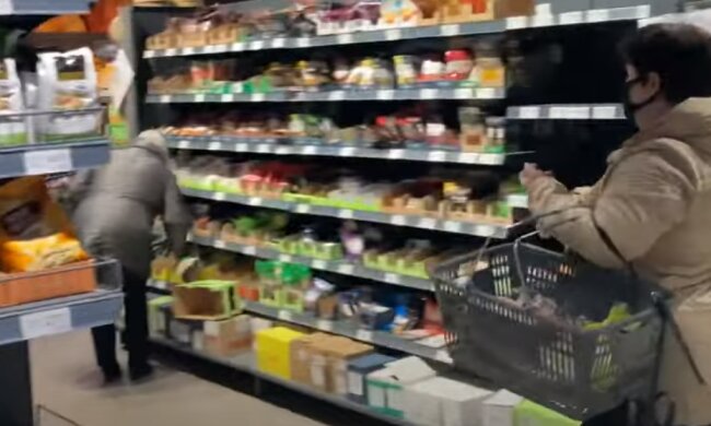 Продукти: скрін з відео