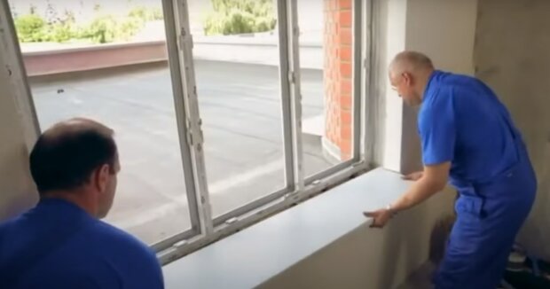 Пластикові вікна: скрін з відео