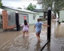Курорт Коблево затопило. Фото: скріншот YouTube-відео