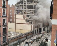 Взрыв в центре Мадрида, фото: скриншот You Tube