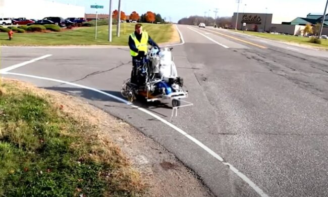 Дорожня розмітка, фото: youtube.com