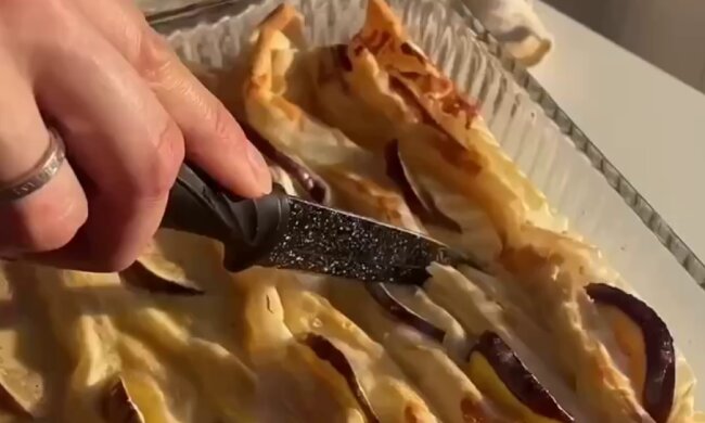 Пирог с инжиром, кадр из видео