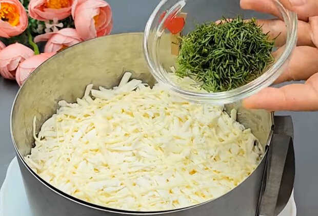 Салат "Камелия", кадр из видео