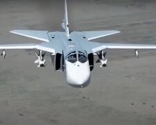 Бомбардувальник Су-24. Скріншот YouTube