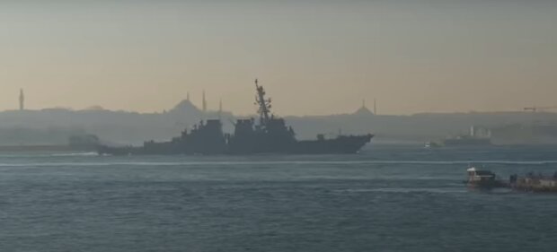 Американский эсминец в Черном море