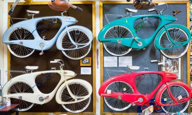 Велосипед 40-х годов: архивное фото