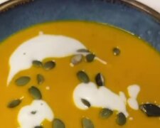 Тыквенный суп, кадр из видео