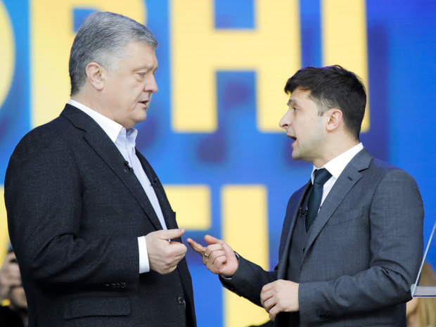 Порошенко и Зеленский дебаты