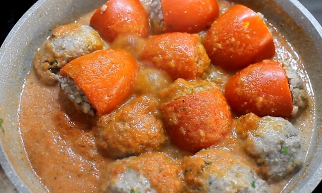 Фаршированные помидоры, фото: youtube.com