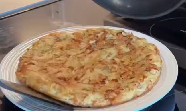 Картофельно-куриный пирог, кадр с видео