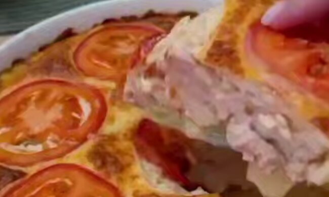 Картопляна запіканка з куркою, кадр з відео