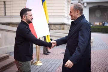 Владимир Зеленский и Дональд Туск, фото: пресс-служба ОП