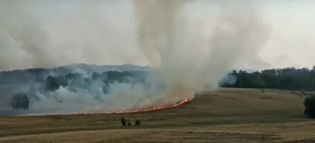 Огненный смерч в Башкирии. Фото: скриншот YouTube