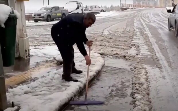 Сніг в Туреччині. Фото: скріншот YouTube-відео