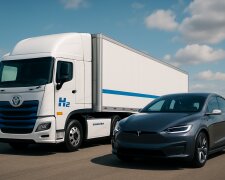 Toyota и Tesla, изображение сгенерировано ИИ