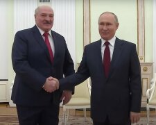 Володимир Путін і Олександр Лукашенко. Фото: скріншот YouTube-відео