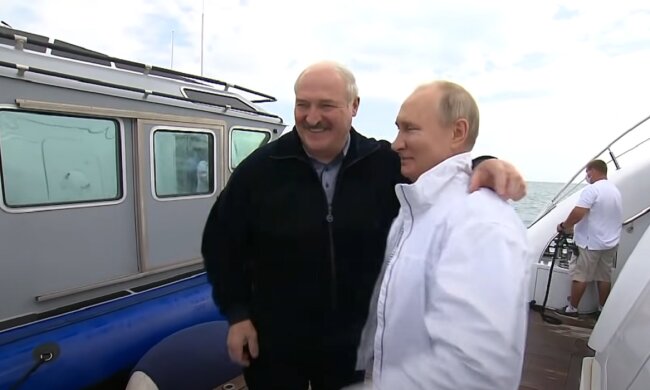 Лукашенко і Путін. Скріншот з відео на Youtube