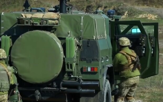 Военный автомобиль. Фото: скриншот YouTube-видео