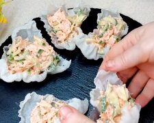 Закуска з крабових паличок, кадр з відео