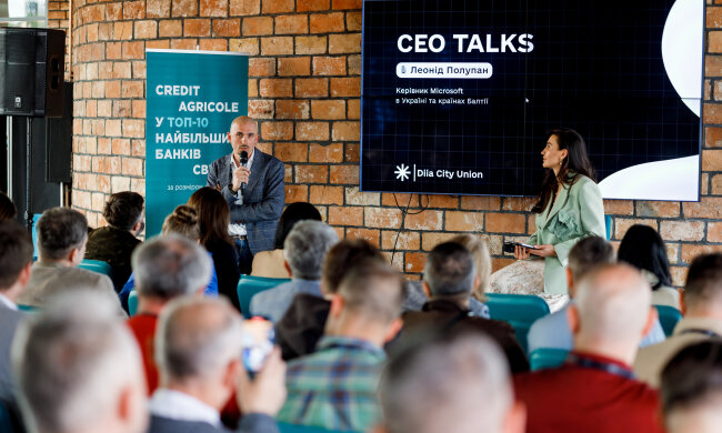 Как Украина интегрируется в глобальные AI-тренды: в Киеве прошла встреча CEO Talks с Леонидом Полупаном