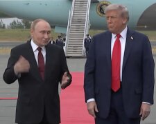 Владимир путин и Дональд Трамп, кадр из видео