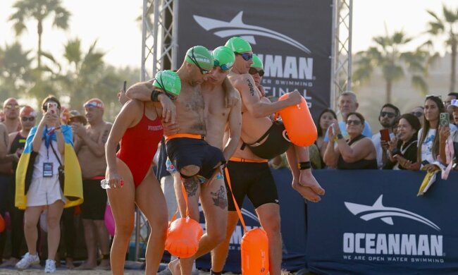 Українські ветерани здобули перемоги на Oceanman Dubai — змагання «Залізної Волі» відбулися за підтримки фонду «Надія» та Валерія Дубіля