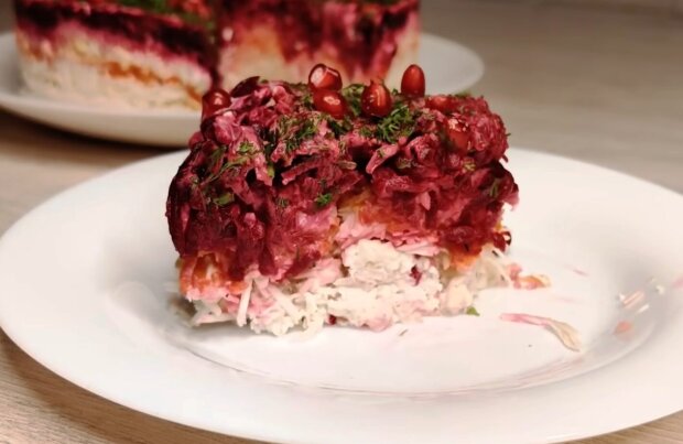 Салат "Губернаторский", кадр из видео