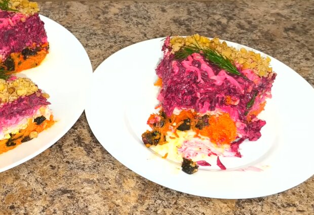 Салат "Діана", кадр з відео