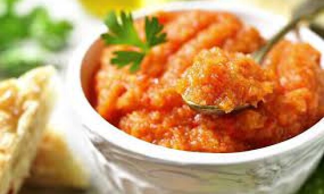 Овощная икра, фото: youtube.com