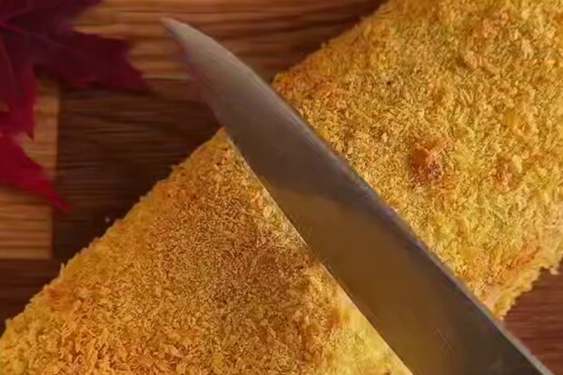 Курячий рулет в аерогрилі, кадр з відео