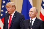 Дональд Трамп та Володимир Путін, кадр з відео
