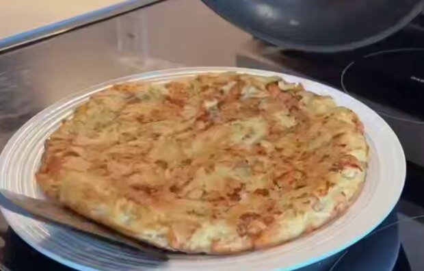 Картопляно-курячий пиріг, кадр з відео