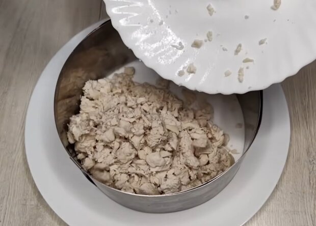 Салат "Снежок", кадр из видео