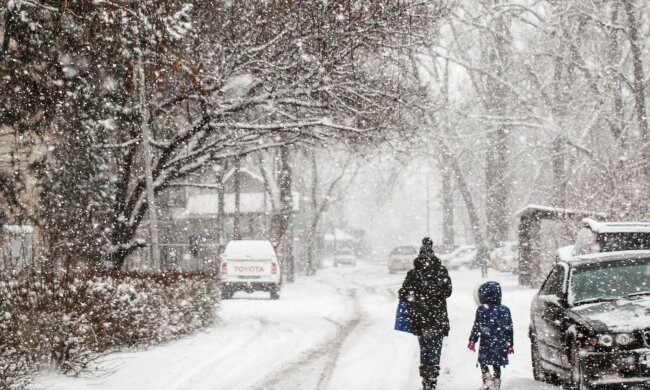 мороз и снег