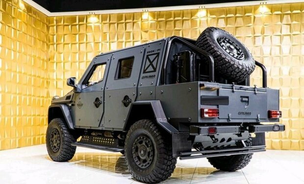 Бронированный Mercedes G-class, который получил имя Gruma ENOK P1