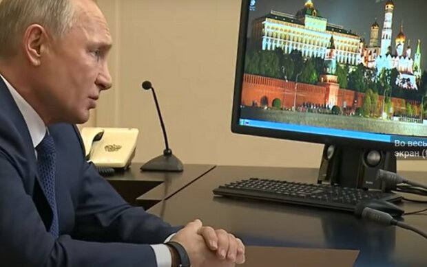 Онлайн-встреча Владимира Путина, фото: youtube.com