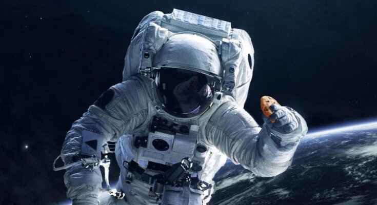 Космонавты пекут печенье, фото: Fishki.net