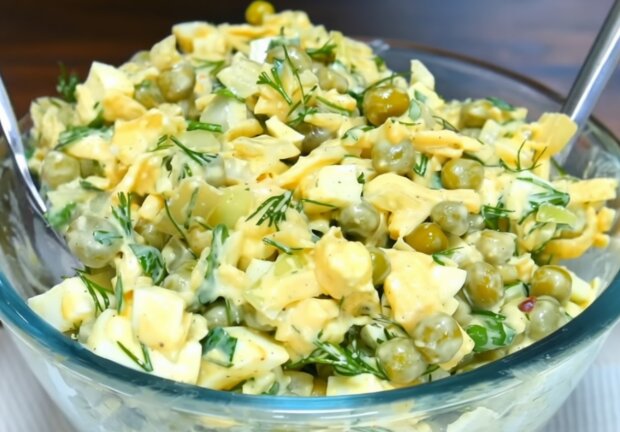 Салат за 5 хвилин, кадр з відео