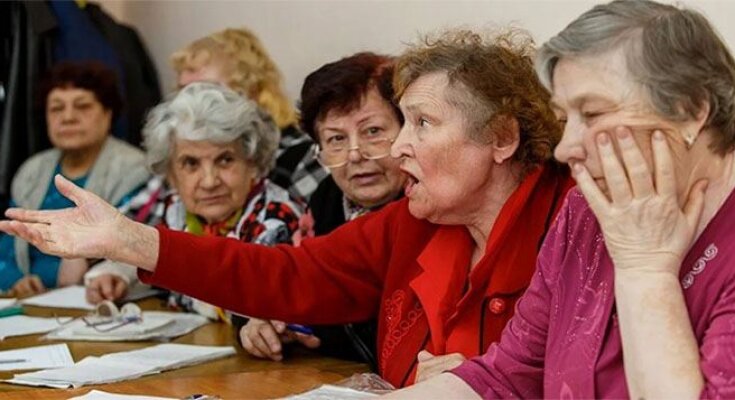 Пенсионеры, фото: youtube.com