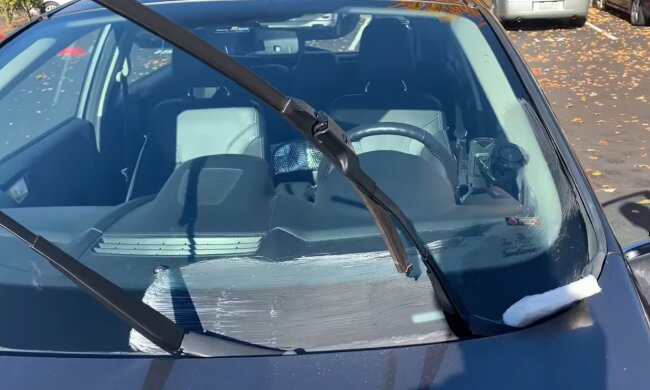 Лобовое стекло. Фото: YouTube