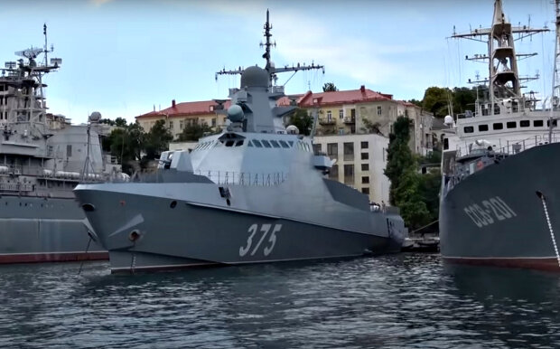 ВМФ РФ в Крыму. Фото: скриншот YouTube-видео.